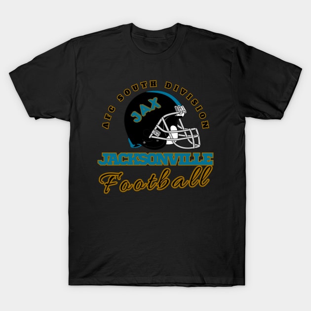 Jacksonville Football Vintage Style T-Shirt by Borcelle Vintage Apparel 